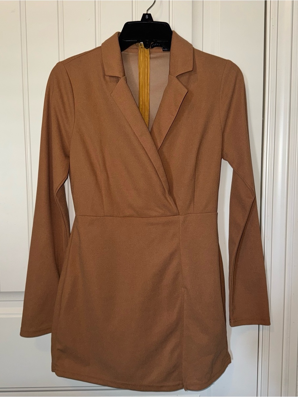 HYFVE long-sleeve blazer romper dress